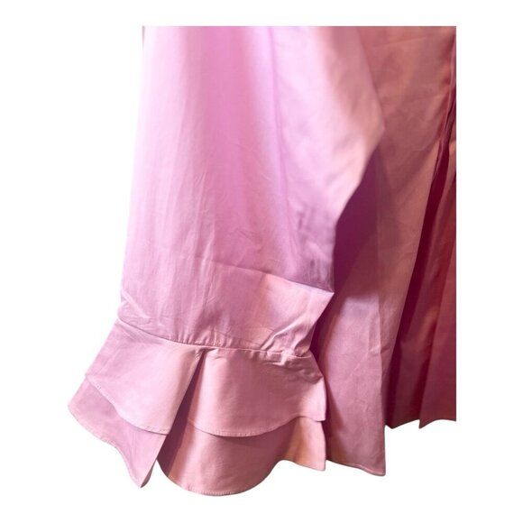 Harshman Women’s Nagisa Popover Orchid Lilac Blouse Size Large Bell Sleeves - Picture 5 of 10